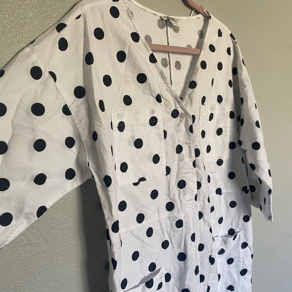 Monki polka dot jumpsuit